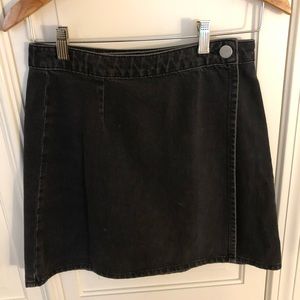 ASOS black wrap skirt